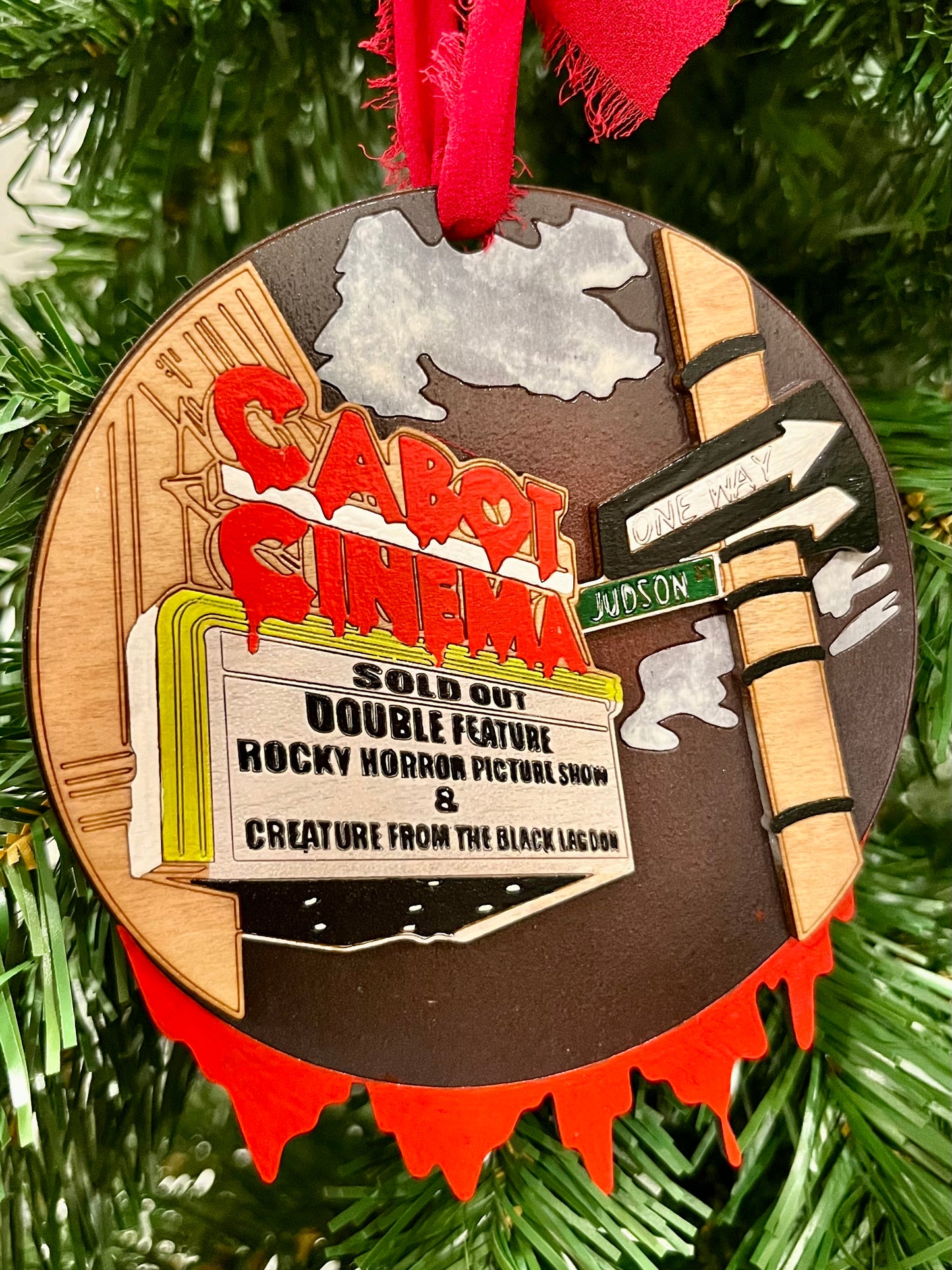 Cabot Horror Double Feature: The Rocky Horror Picture Show & Creature From The Black Lagoon Ornament