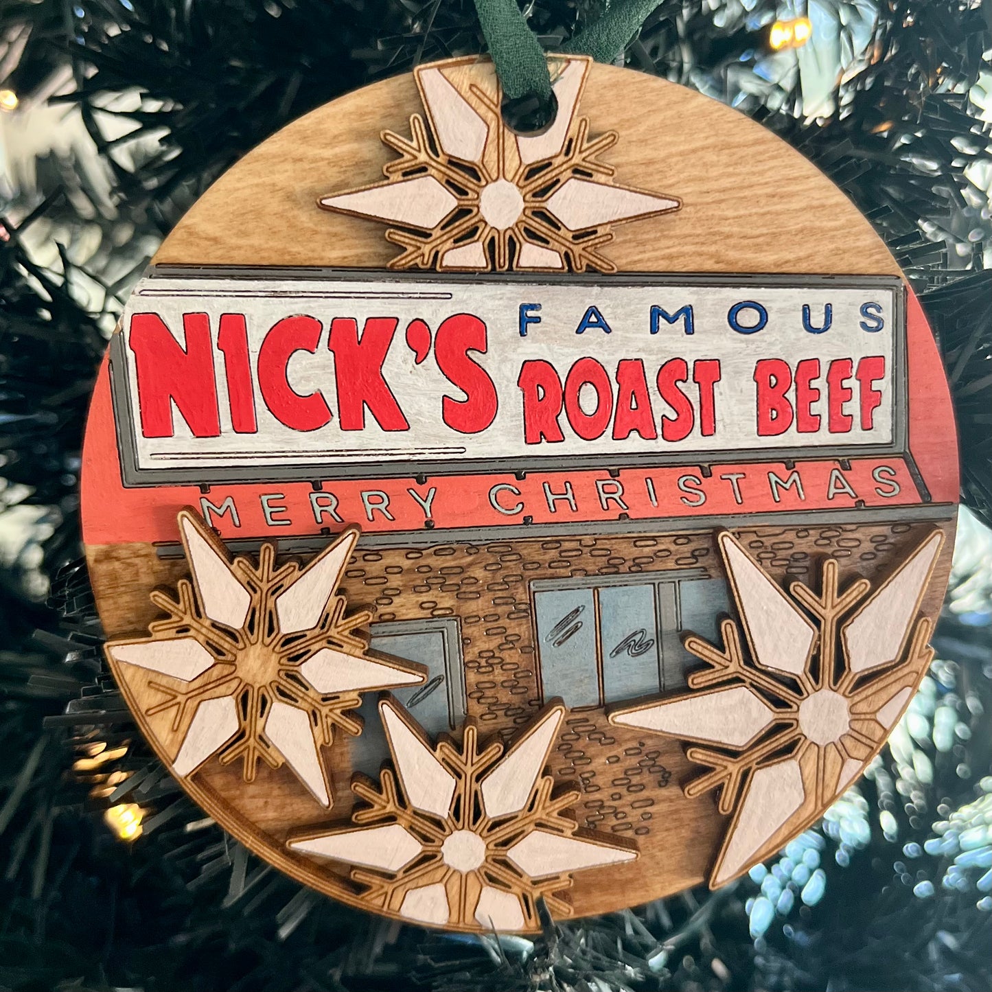 Nick's Famous Roast Beef Ornament