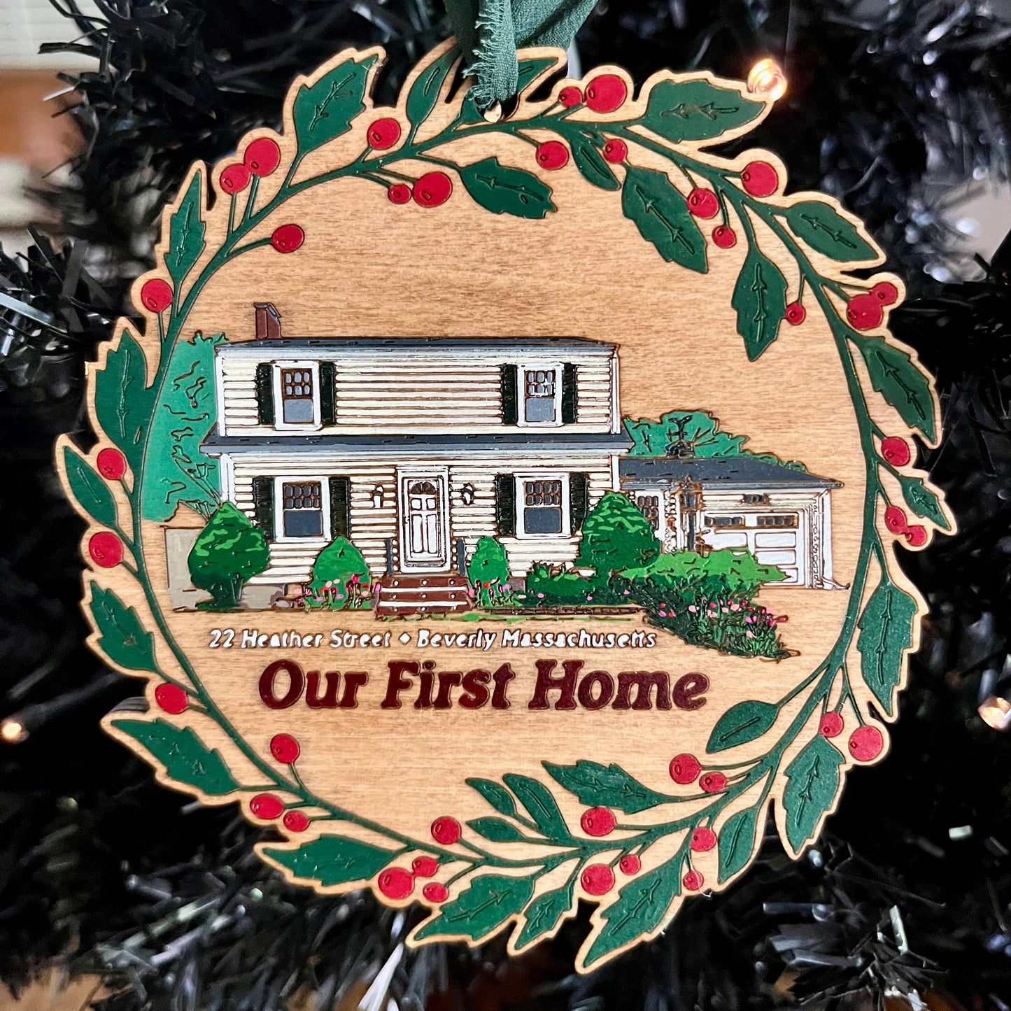 Custom Home Christmas Ornament