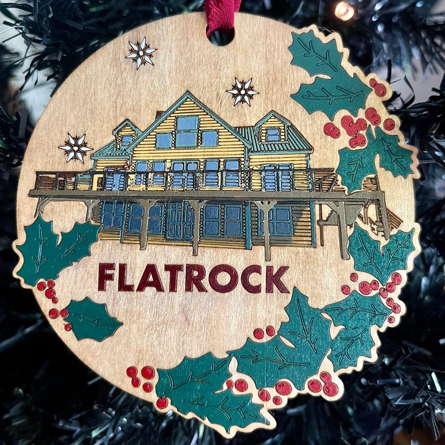 Custom Home Christmas Ornament