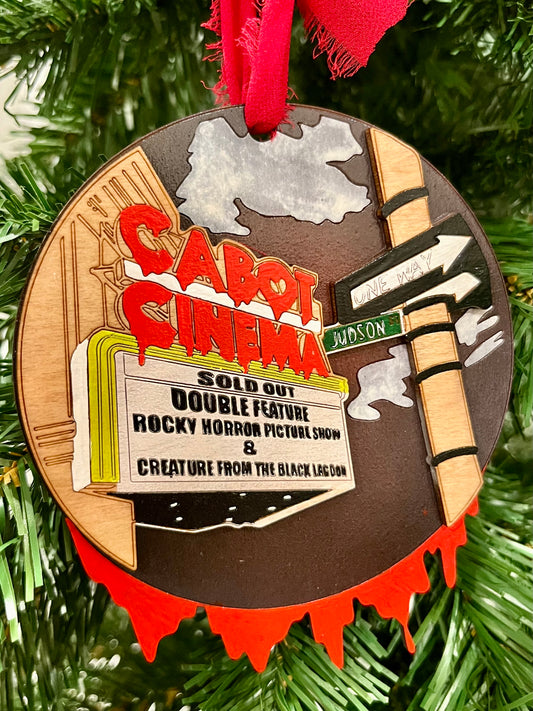 Cabot Horror Double Feature: The Rocky Horror Picture Show & Creature From The Black Lagoon Ornament