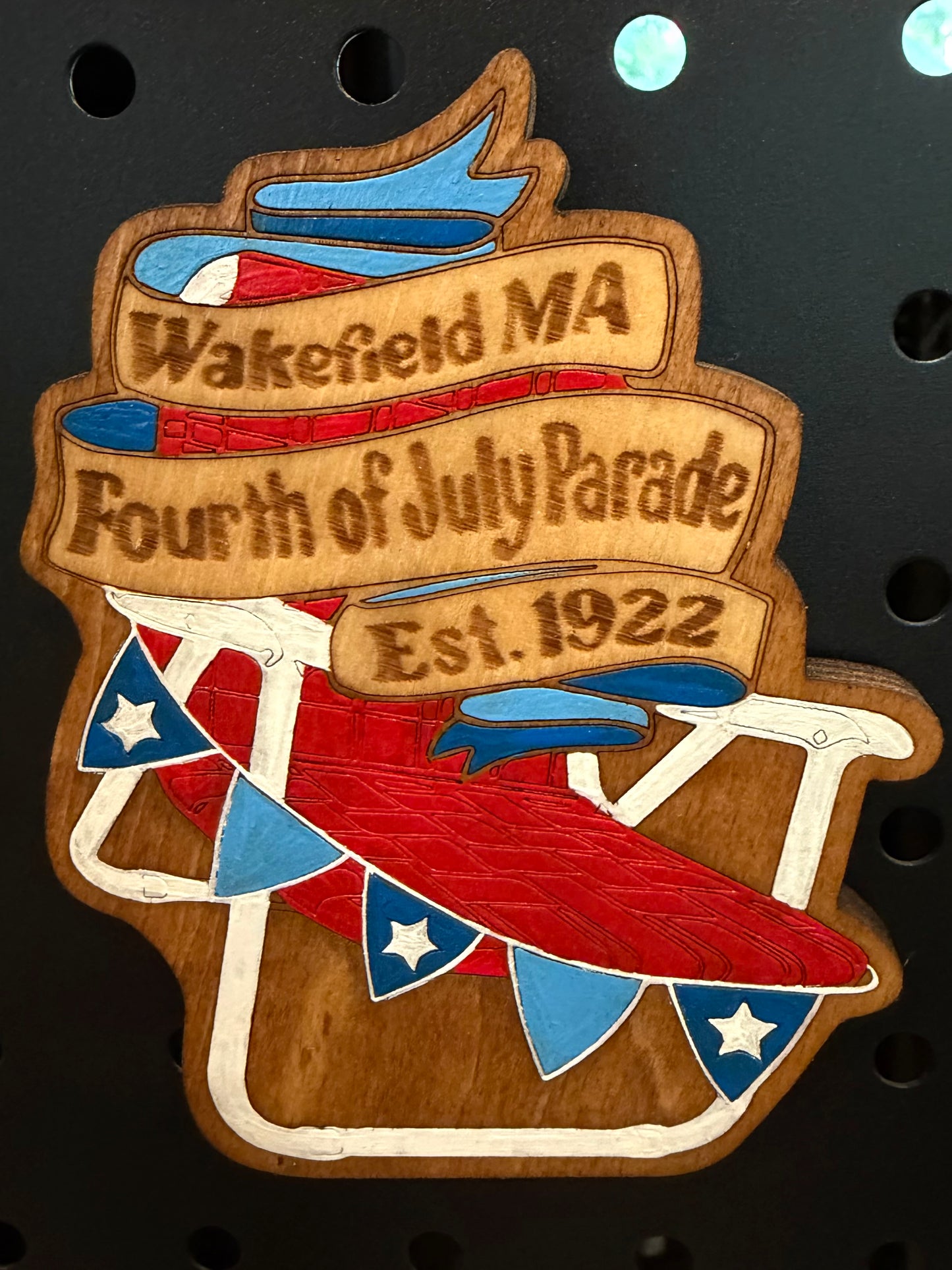 Wakefield Fourth of July Lawn Chair Magnet