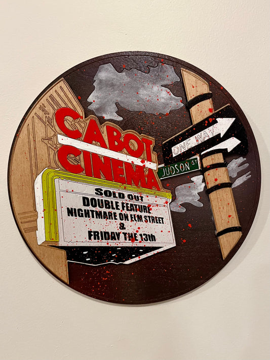 Cabot Horror Double Feature: Nightmare on Elm Street & Friday the 13th Decorative Plaque