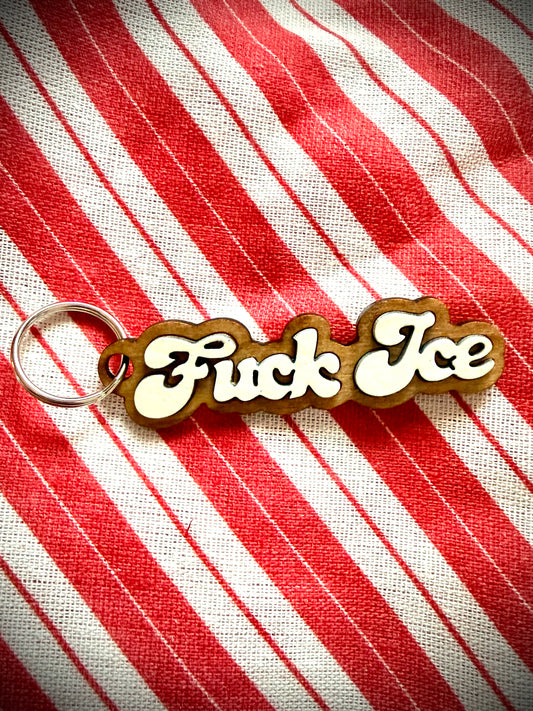 Fuck Ice Wooden Key Chain